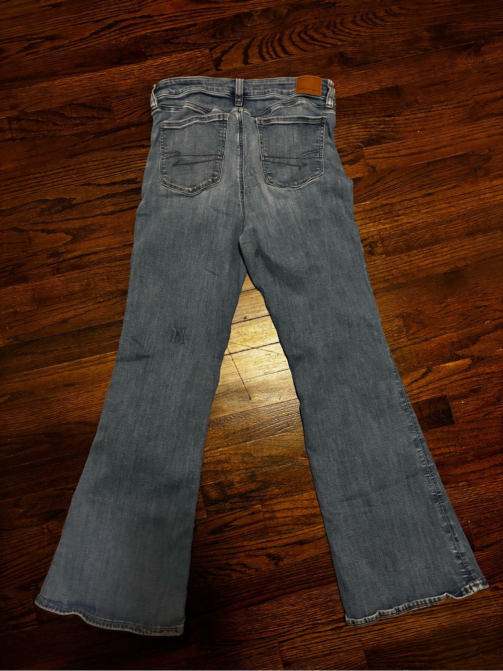 American Eagle Outfitters Medium Light Blue Flared Jeans